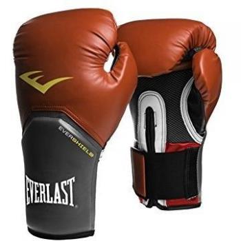 Everlast Boxen Handschuhe - Guantes de boxeo para combate, color rojo, talla única