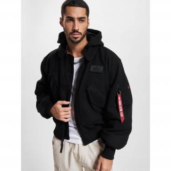 Alpha Industries Men's Wool Bomber Jacket CWU ZH