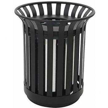 Contenedor de Basura Exterior 69L - Kaiser Kraft, Dimensiones HxØ 700 x 590 mm, Color Negro