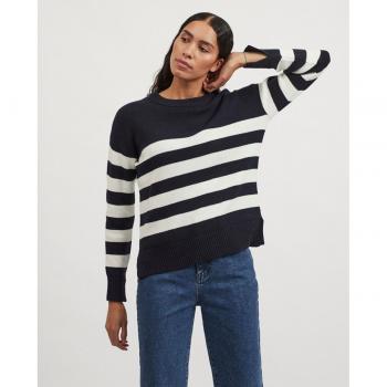 Jersey de mujer Vila cuello redondo algodón