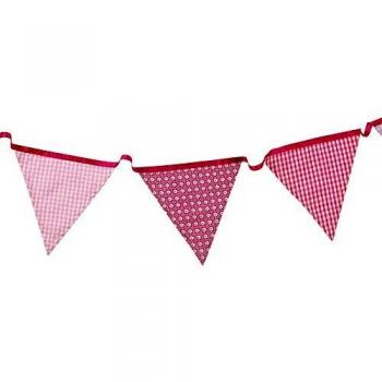 Talking Tables banderines de tela ‘Pink-n-mix.’ Rosa.