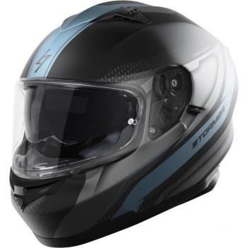 Casco Integral Stormer ZS-801 Gris-Azul-Metal