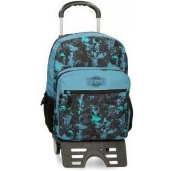 Mochila escolar Roll Road Soccer 42 cm con carro