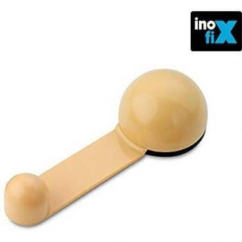 Inofix M57360 - Tope puerta retenedor giratorio inoxfix beige