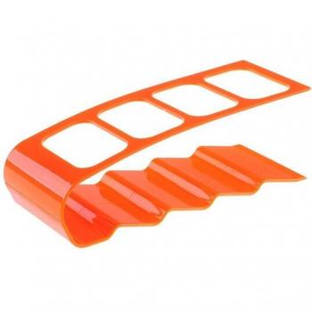 Estante de Almacenamiento para Control Remoto con Cuatro Rejillas, Soporte de Escritorio y Asiento para TV y Aire Acondicionado