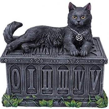 Nemesis Now B2808G6 Fortune's Watcher Tarot Box 17cm Negro, Resina