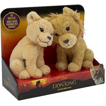 El Rey Leon- Action Peluche Touching Heads: Simba & Nala