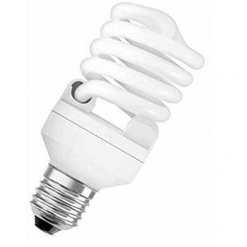 Osram - Bombilla bajo consumo mini espiral, 23W=107 E27, luz cálida