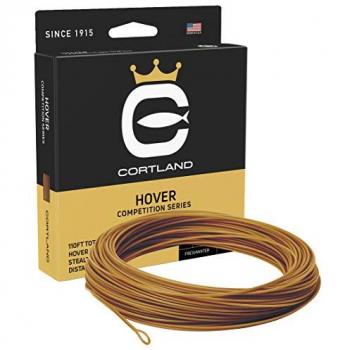 Cortland Línea de Pesca a Mosca Hover WF6/7 - Marrón Claro - 33m - Especial Lago