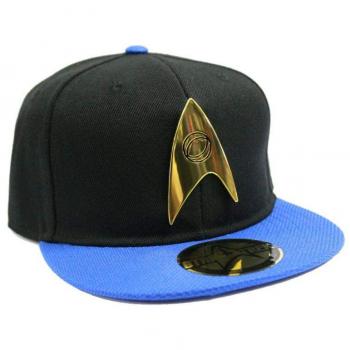 Star Trek Snapback Cap Mister Spock negro azul