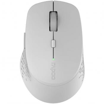 Rapoo M300 Silent Multi-Mode Wireless Optical Mouse Light Grey