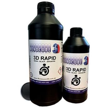 Monocure3D Resina rápida 3DR3587BK-500, 500 ml, 17 onzas, color negro