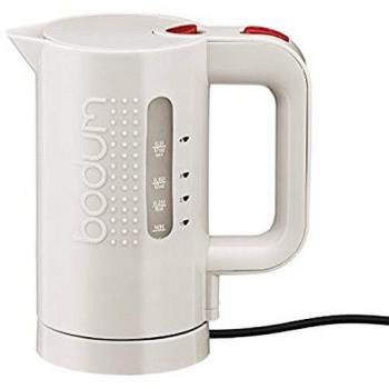 Bodum 11451-913EURO Hervidor de Agua eléctrico, 0,5 l, 700 W, plástico, Blanco Crema