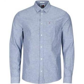 CAMISA TOMMY JEANS MANGA LARGA TJM REG LINEN BLEND SHIRT HOMBRE