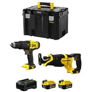 Kit FatMax SVK209 (SFMCD711 + SFMCS300 + 2 baterías de 4,0 Ah + Cargador + tstak vi) - Stanley