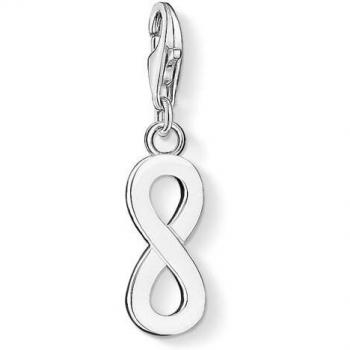 Thomas Sabo Charm Club Eternity Charm 1134-001-12, Women's Charms, Sterling Silver, Infinity design