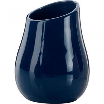 Gedy AZ980500300 Portacepillos, Azul, 9.8x9.8x13
