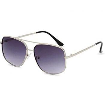 Guess GF0207 Men's Sunglasses - Silver Frame, Mirrored Lens, One Size