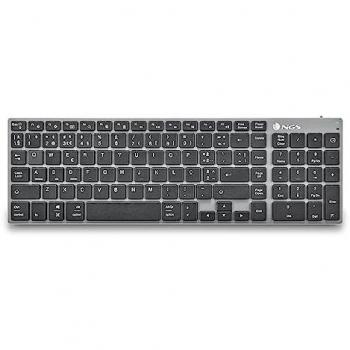 NGS Fortune BT Teclado Inalámbrico Multidispositivo Recargable Bluetooth 5.0 QWERTY Portugués Color Negro