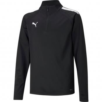 Puma teamLIGA Kids Half-Zip Sweatshirt - Unisex Black