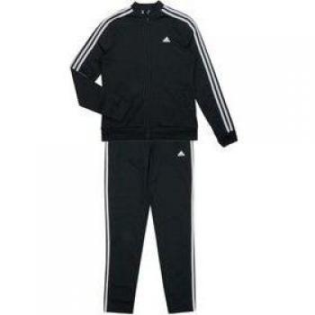 Adidas Essentials 3-Stripes Chándal para Niñas - Negro/Blanco, Talla 128