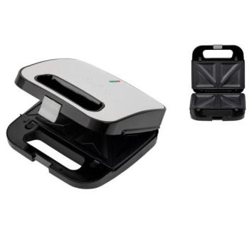 Sandwichera 3 en 1 Jata JESW2010, placas extraíbles antiadherentes, 750W, gris