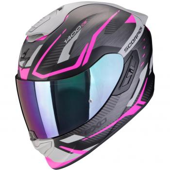 Casco Integral Scorpion EXO 1400 EVO II AIR Accord Negro Mate-Rosa