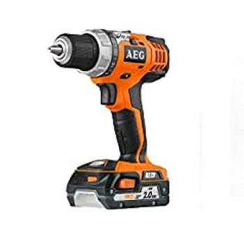 Taladro atornillador 18V AEG, 60Nm, portabrocas 13mm, 2 velocidades, suministrado con 2 baterías L1820S, cargador BL1418, en malet