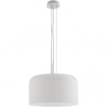Lámpara colgante Gibus blanca de techo, 1 bombilla, 150 cm