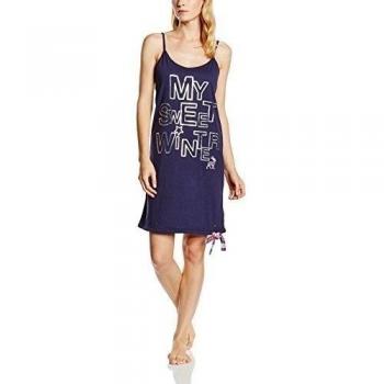 O'moi Nuisette fantaisie femme - Camisón para mujer, color azul, talla 40/42