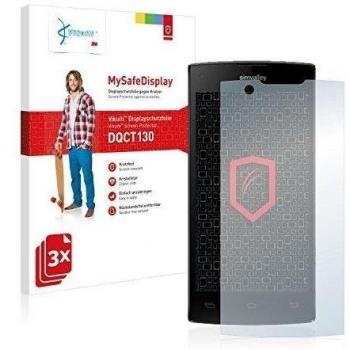 3x Vikuiti MySafeDisplay Protector de Pantalla DQCT130 de 3M para Simvalley Mobile SP-2X.slim