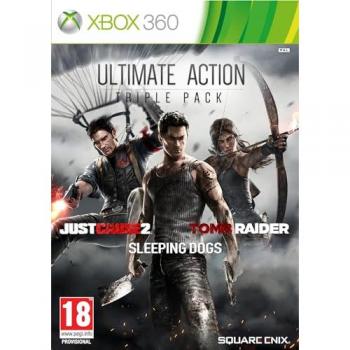 Paquete Triple de Acción Ultimate: Just Cause 2, Sleeping Dogs y Tomb Raider para Consola Microsoft XBOX 360