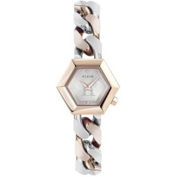 Philipp Plein Hexagon Groumette Multicolor Women's Watch PWWBA0223 - One Size, Stainless Steel, Pink/Rose Gold