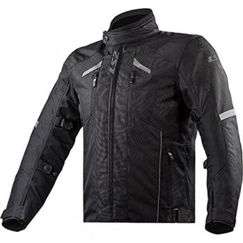 Chaqueta de Moto LS2 Serra EVO para Mujer - Protección y Estilo Garantizados, Chaqueta textil de moto impermeable - Negro (L), Chaqueta Moto Impermeable Serra Negro (L, Negro)