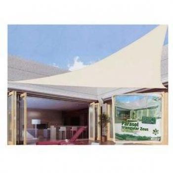Toldo Vela Triangular Zeus Crema 500 cm