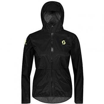 Chaqueta Deportiva para Mujer Scott WS RC Run WP en Negro/Amarillo, Talla XS