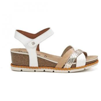 Zapato Fluchos D9320 Blanco/Champán/Beige, tipo de calzado casual, con diseño elegante, material de piel y sintético, suela de goma antideslizante, plantilla acolchada para mayor comodidad, disponible