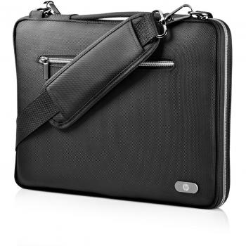 HP 14 Black Slim Brief Case - Funda