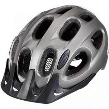 ABUS Unisex-Adult's YOUN-I ACE Helmet, Metallic Silver, M