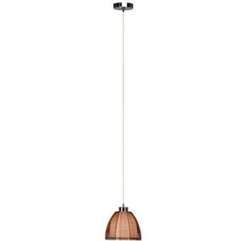 Lámpara Colgante Relax Bronce/Cromo 20cm E27 Ajustable 1x60W