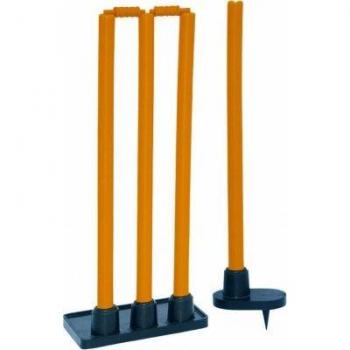 Super Cricket para exteriores Fielding práctica tocón tocones de plástico infantil de entrenamiento conjunto