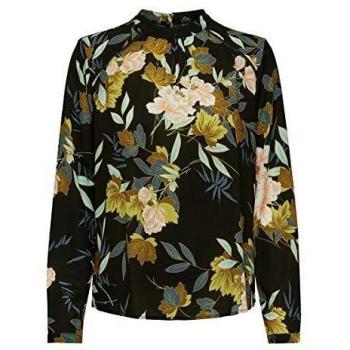 Only Onlnew Mallory L/S Blouse WVN Noos Camiseta sin Mangas, Multicolor