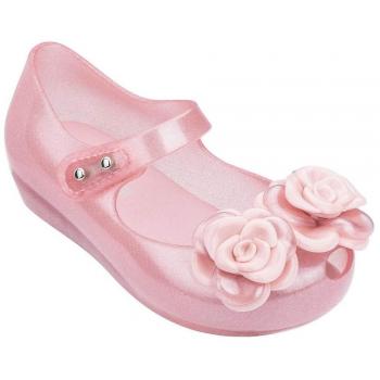 Mini Melissa Ultragirl Zapatos de Flores, Color Rosa, Talla 26 EU