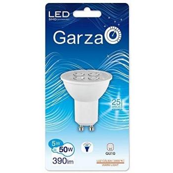 Luz LED GU10 de Alta Intensidad GZ 5W 60º 350LM Blanco Cálido