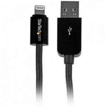 StarTech.com 3m (10ft) Long Black Apple MFi Certified Lightning to USB Cable for iPhone / iPod / iPad