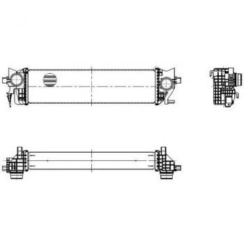 Intercooler NRF 309112 - Enfriador de aire de carga, alta eficiencia