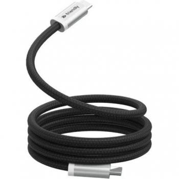 Cable Magnético de Carga Tipo C 60W Negro Friendly