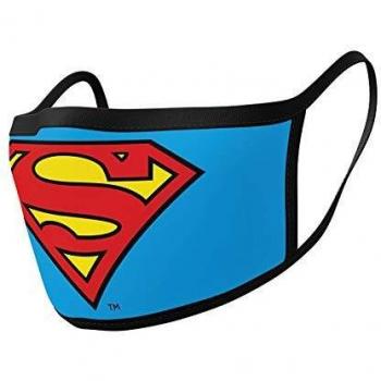 Pack de 2 Mascarillas para Adulto con Logo de Superman DC Comics