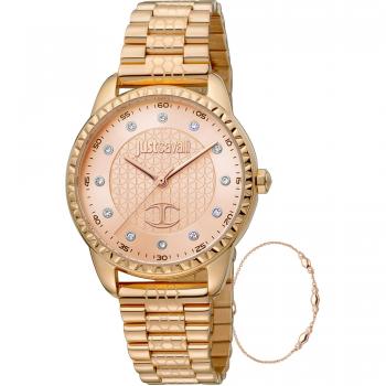 Just Cavalli Emozioni Rose Gold Ladies Watch JC1L176M0075