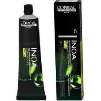 L'Oreal Inoa Color 5 Castaño Claro 60g - Tinte Permanente Sin Amoníaco